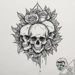Apocalyptic blade with jagged edge, ink illus… – tattoo sketch (№1753254051_0, 23.07.2025 07:00) — tattoovalue.net