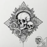 Vortex blade crowned in stars, tattoo flash s… – tattoo sketch (№1753260073_0, 23.07.2025 08:41) — tattoovalue.net