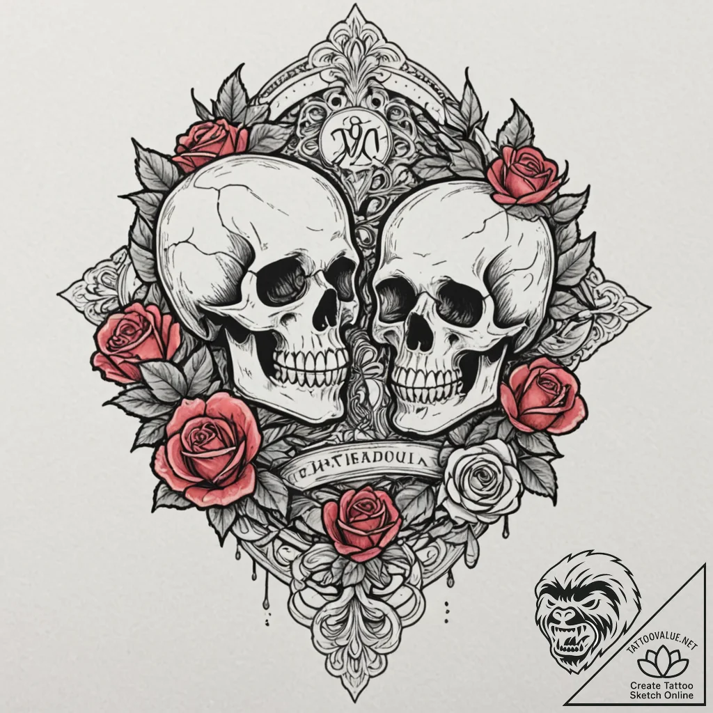 Mirror blade beneath spectral bloom, tattoo f... - tattoo sketch (№1753266181_0, 23.07.2025 10:23) — tattoovalue.net