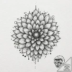 D, tattoo drawing outline, watercolor tattoo… – tattoo sketch (№1753277246_0, 23.07.2025 13:27) — tattoovalue.net