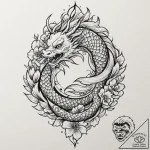 Black crown entangled in roots, tattoo sketch… – tattoo sketch (№1753277766_0, 23.07.2025 13:36) — tattoovalue.net