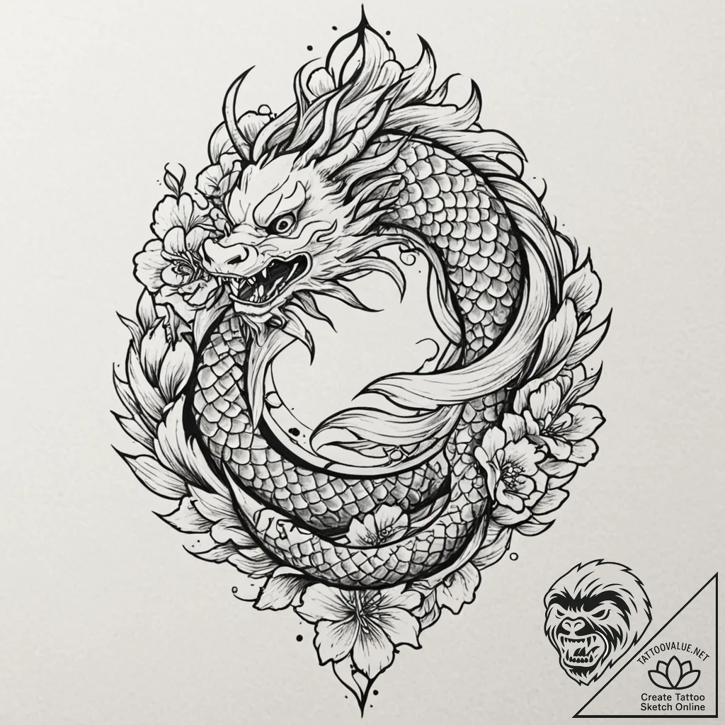 Black crown entangled in roots, tattoo sketch... - tattoo sketch (№1753277766_0, 23.07.2025 13:36) — tattoovalue.net