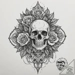 Ancient blade with bleeding edge, artistic ta… – tattoo sketch (№1753281770_0, 23.07.2025 14:42) — tattoovalue.net