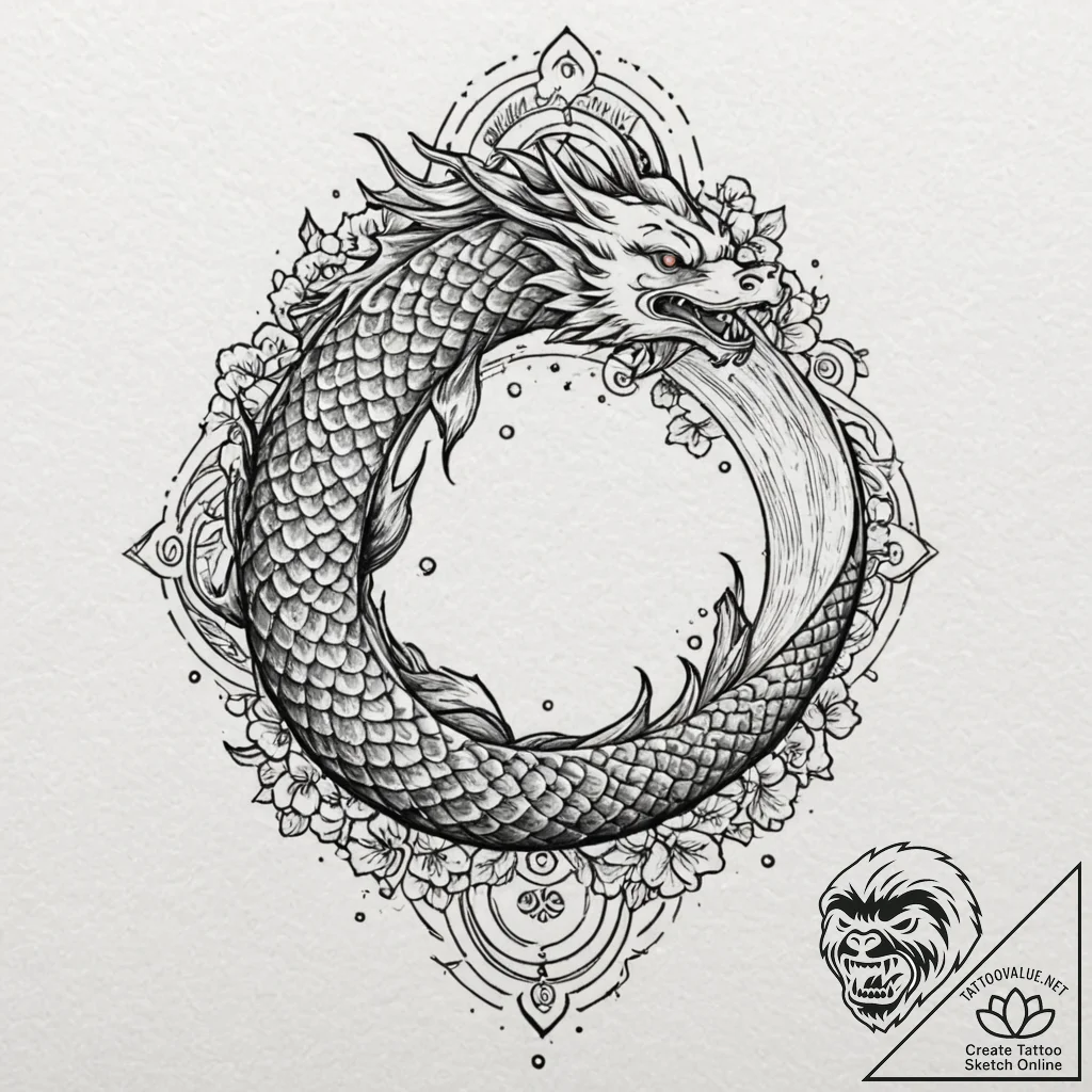 Astral anchor bound to star core, artistic ta... - tattoo sketch (№1753282562_0, 23.07.2025 14:56) — tattoovalue.net