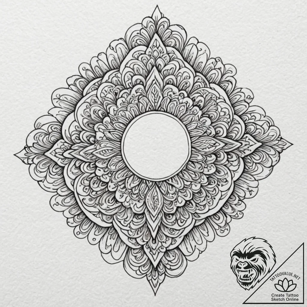 R, tattoo sketch design, on a clean white pap... - tattoo sketch (№1753283787_0, 23.07.2025 15:16) — tattoovalue.net