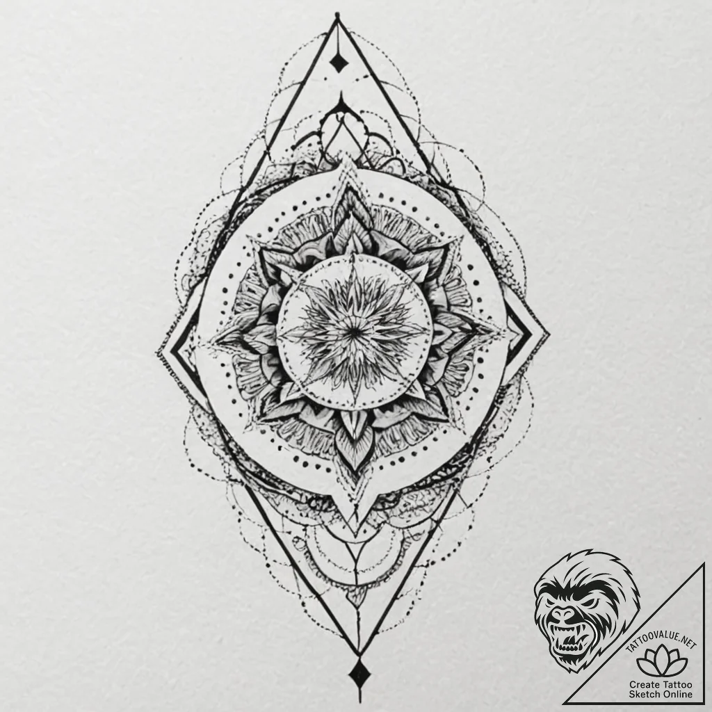 O, concept art for tattoo, professional artwo... - tattoo sketch (№1753284927_0, 23.07.2025 15:35) — tattoovalue.net