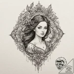Unseen blade beneath crimson veil, tattoo ske… – tattoo sketch (№1753290035_0, 23.07.2025 17:00) — tattoovalue.net