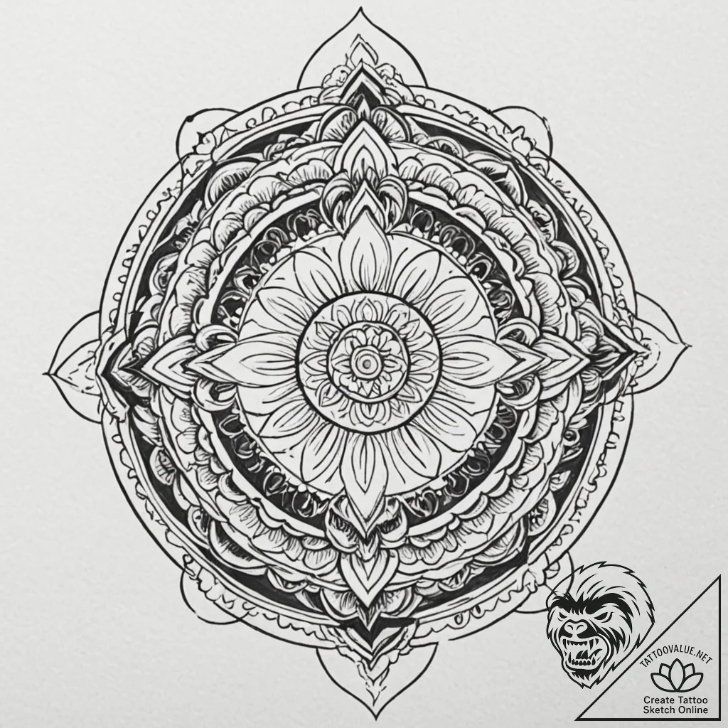 Portal opening through bone arch, tattoo draw... - tattoo sketch (№1753290661_0, 23.07.2025 17:11) — tattoovalue.net
