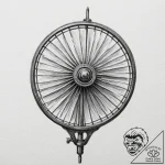 A classic bellows fan, air,, concept art for… – tattoo sketch (№1753296464_0, 23.07.2025 18:47) — tattoovalue.net