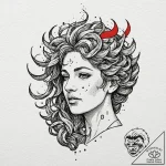 George the victorious, ink illustration for t… – tattoo sketch (№1753297187_0, 23.07.2025 18:59) — tattoovalue.net