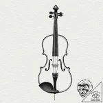 Violin or cello, classic and elegant, tattoo… – tattoo sketch (№1753300722_0, 23.07.2025 19:58) — tattoovalue.net