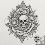 Piranha, tattoo flash sheet design, on a clea… – tattoo sketch (№1753300989_0, 23.07.2025 20:03) — tattoovalue.net