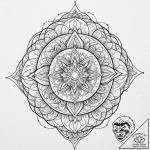 Needle blade beneath spectral tree, tattoo sk… – tattoo sketch (№1753302601_0, 23.07.2025 20:30) — tattoovalue.net
