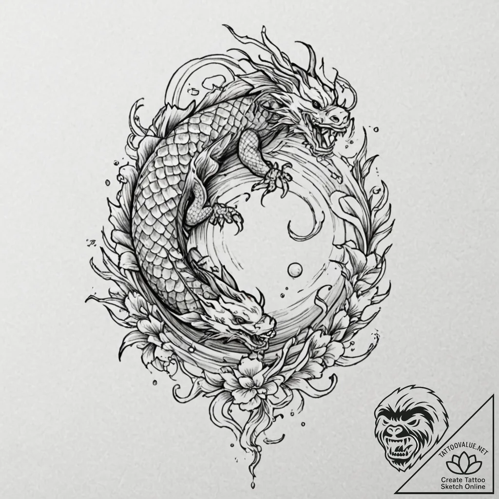 Black tear falling on relic, concept art for... - tattoo sketch (№1753360571_0, 24.07.2025 12:36) — tattoovalue.net