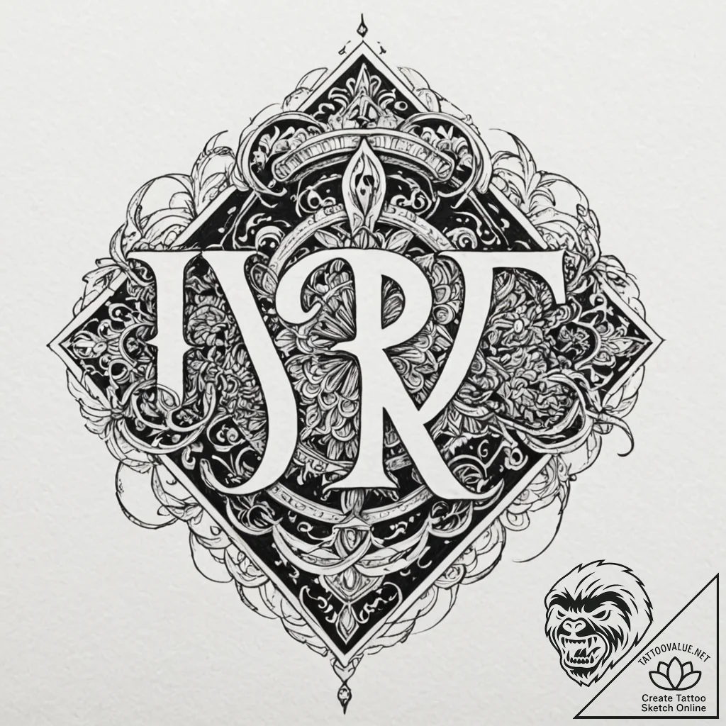 High-score from an arcade game, with initials... - tattoo sketch (№1753365695_0, 24.07.2025 14:01) — tattoovalue.net
