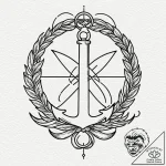 An icelandic magical stave (e.g., р вђњр’в¦gi… – tattoo sketch (№1753370210_0, 24.07.2025 15:16) — tattoovalue.net