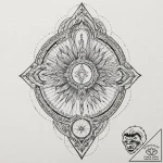 Phoenix talon beneath burning sun, tattoo ske… – tattoo sketch (№1753377304_0, 24.07.2025 17:15) — tattoovalue.net