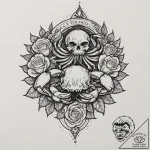 Crab, tattoo flash sheet design, minimalist a… – tattoo sketch (№1753390357_0, 24.07.2025 20:52) — tattoovalue.net