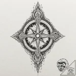 Frozen relic bleeding starlight, concept art… – tattoo sketch (№1753391824_0, 24.07.2025 21:17) — tattoovalue.net