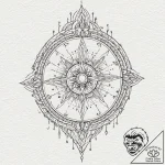Trident of poseidon dripping with seawater, t… – tattoo sketch (№1753393068_0, 24.07.2025 21:37) — tattoovalue.net