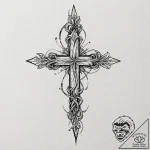 Quartz talon gripping relic, tattoo flash she… – tattoo sketch (№1753394909_0, 24.07.2025 22:08) — tattoovalue.net