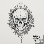 Observatory dome, open to the stars, tattoo l… – tattoo sketch (№1753397123_0, 24.07.2025 22:45) — tattoovalue.net