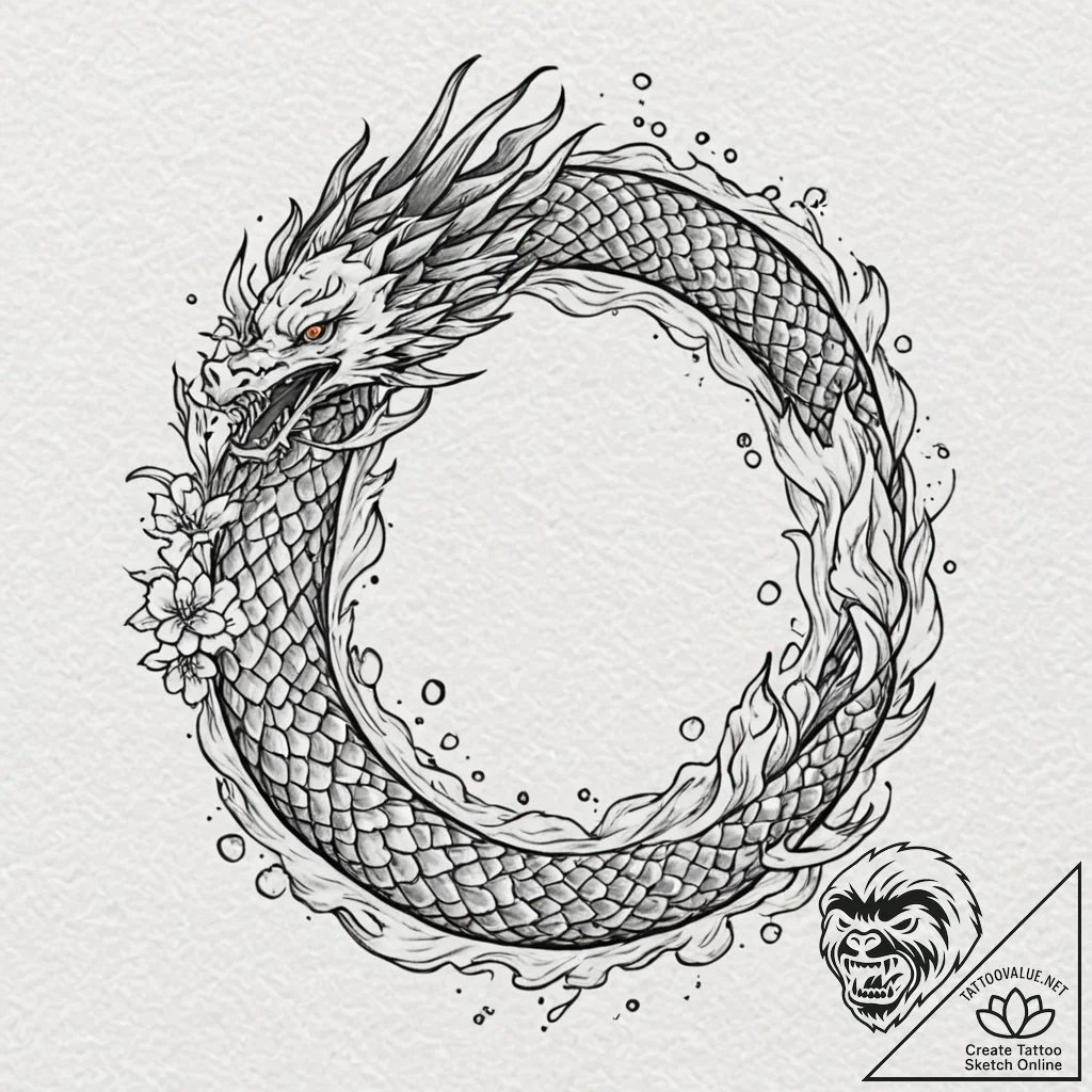 Salt runes carved in stone wall, ink illustra... - tattoo sketch (№1753409906_0, 25.07.2025 02:18) — tattoovalue.net