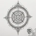 Witch sigil glowing beneath mist, tattoo flas… – tattoo sketch (№1753412163_0, 25.07.2025 02:56) — tattoovalue.net