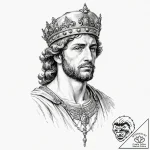 George the victorious – tattoo sketch (№1753413798_0, 25.07.2025 03:23) — tattoovalue.net