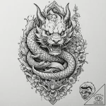 A sacrificial dagger on an altar, tattoo draw… – tattoo sketch (№1753414211_0, 25.07.2025 03:30) — tattoovalue.net