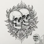 Onyx relic devouring celestial flame, tattoo… – tattoo sketch (№1753426907_0, 25.07.2025 07:01) — tattoovalue.net