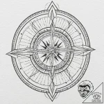 Sundial cracked and bleeding time, tattoo ske… – tattoo sketch (№1753427727_0, 25.07.2025 07:15) — tattoovalue.net