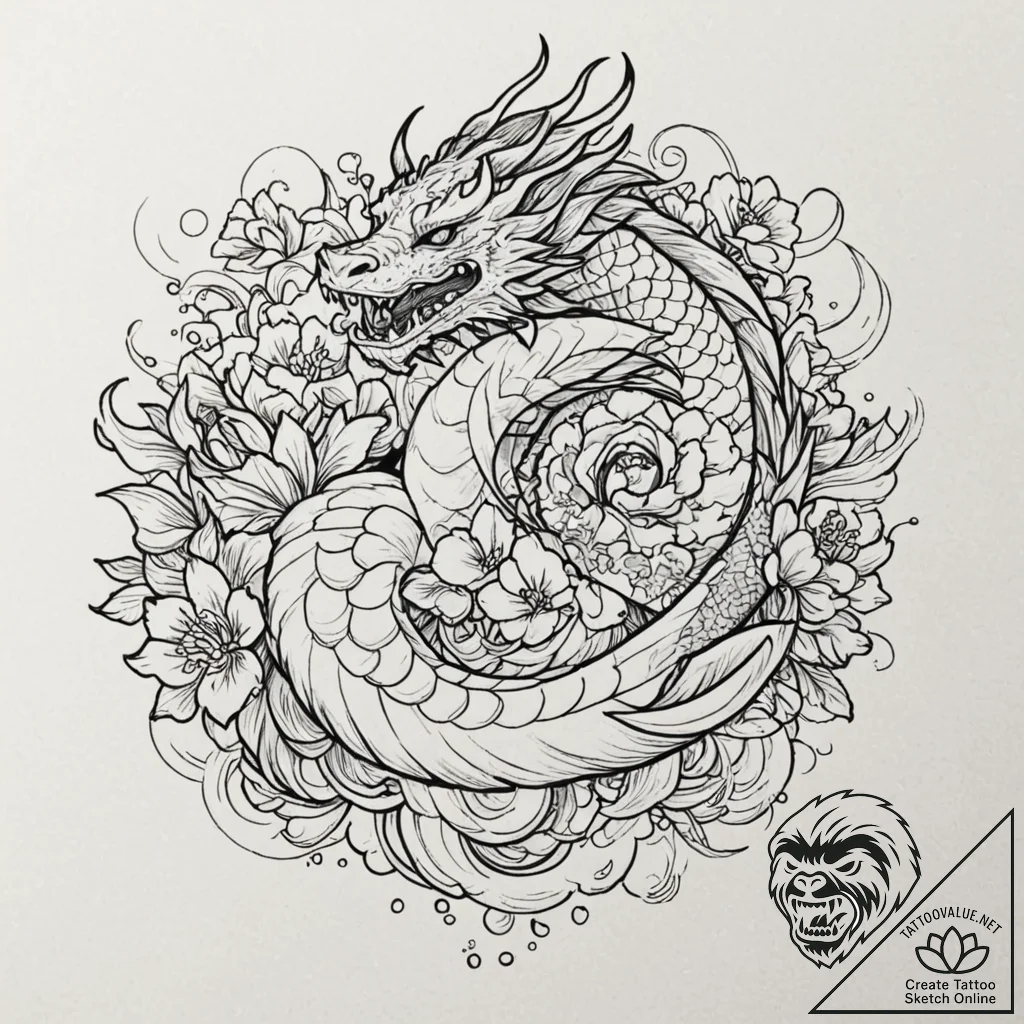 Quartz helm devouring celestial bloom, artist... - tattoo sketch (№1753429840_0, 25.07.2025 07:50) — tattoovalue.net