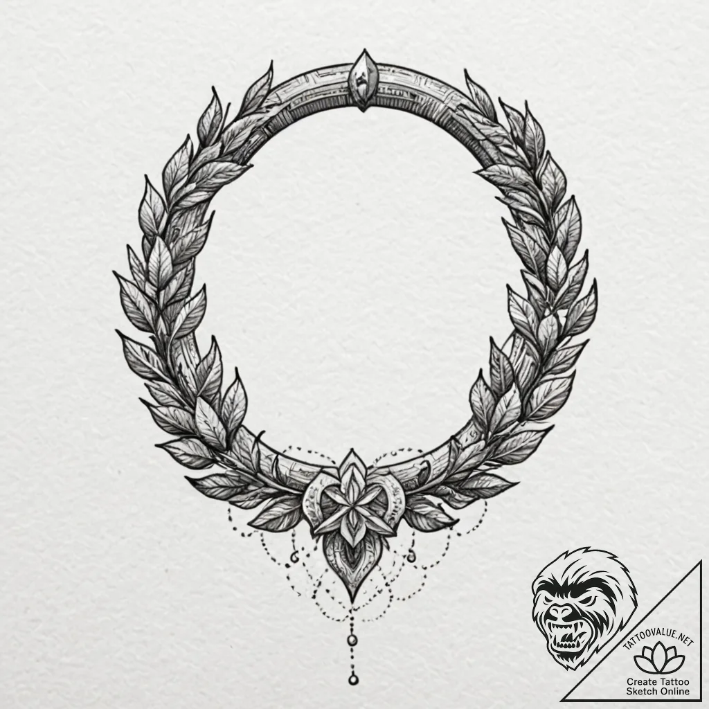 Horseshoe, tattoo flash sheet design, dotwork... - tattoo sketch (№1753432253_0, 25.07.2025 08:30) — tattoovalue.net