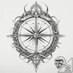 E, tattoo sketch design, black and white sket… – tattoo sketch (№1753432463_0, 25.07.2025 08:34) — tattoovalue.net