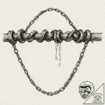 A detailed broken chain link fence, decaying,… – tattoo sketch (№1753446345_0, 25.07.2025 12:25) — tattoovalue.net