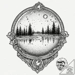 Crystal ball with ‘the future is cancelled’ i… – tattoo sketch (№1753447521_0, 25.07.2025 12:45) — tattoovalue.net