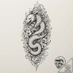 A medieval knight’s gauntlet, concept art for… – tattoo sketch (№1753449897_0, 25.07.2025 13:24) — tattoovalue.net