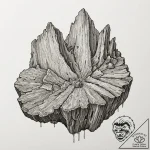 Petrified wood – tattoo sketch (№1753452167_0, 25.07.2025 14:02) — tattoovalue.net