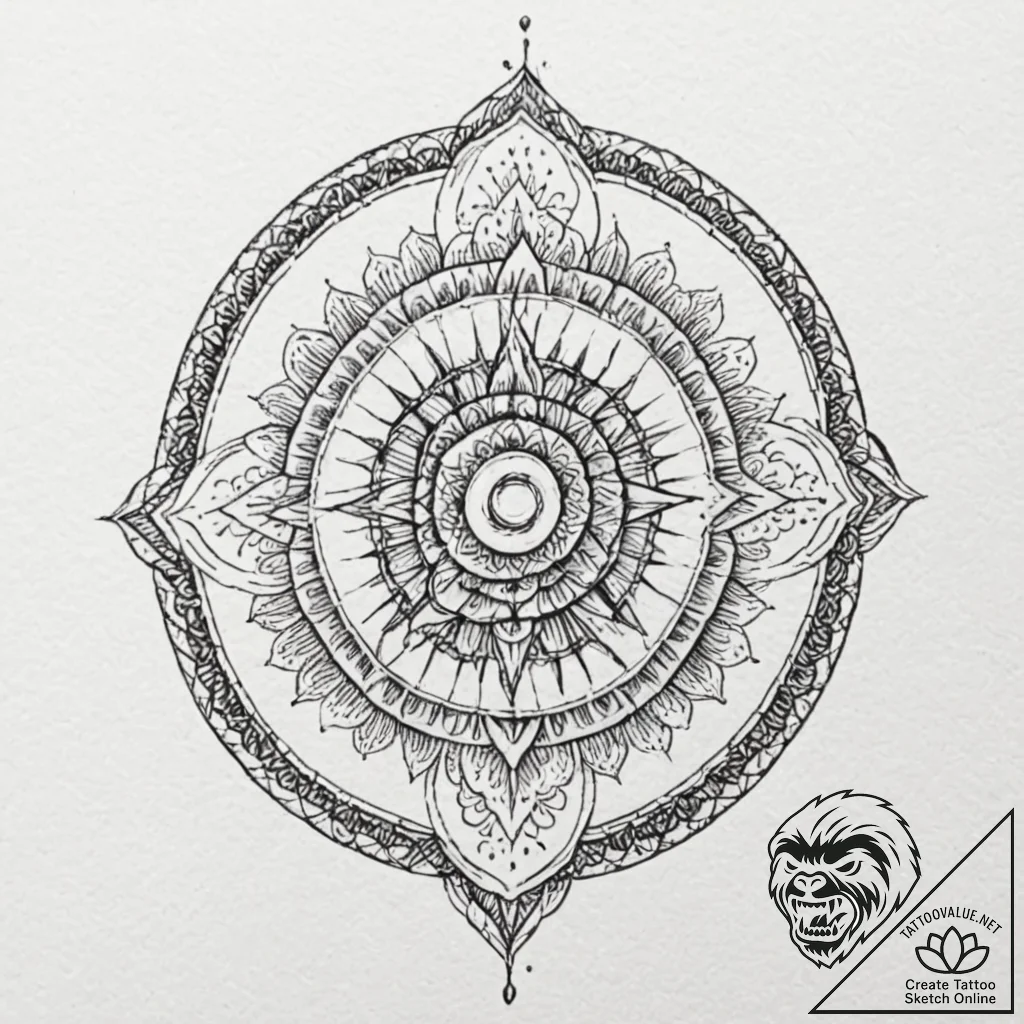 Nightfall serpent crowned in stars, tattoo sk... - tattoo sketch (№1753453380_0, 25.07.2025 14:23) — tattoovalue.net