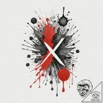 Blood type, tattoo flash sheet design, minima… – tattoo sketch (№1753456530_0, 25.07.2025 15:15) — tattoovalue.net