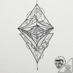 Kite, tattoo sketch design, black outline onl… – tattoo sketch (№1753458916_0, 25.07.2025 15:55) — tattoovalue.net