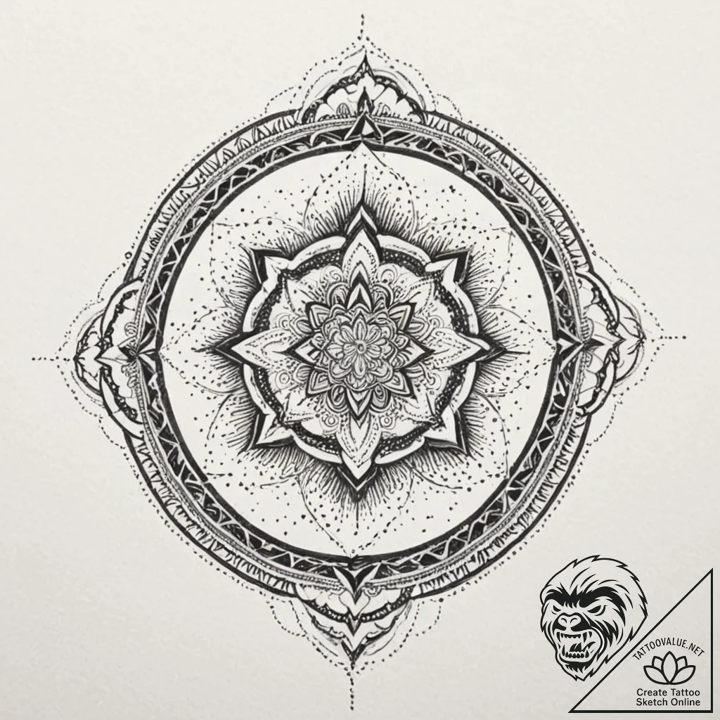 Nebula talon through spectral veil, tattoo li... - tattoo sketch (№1753473167_0, 25.07.2025 19:52) — tattoovalue.net