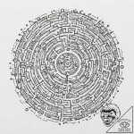 Labyrinth made of circuit boards and heatsink… – tattoo sketch (№1753475589_0, 25.07.2025 20:33) — tattoovalue.net