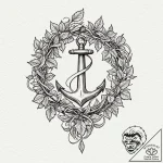 Engraved blade entwined in ivy, tattoo sketch… – tattoo sketch (№1753477368_0, 25.07.2025 21:02) — tattoovalue.net