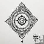 Isis, tattoo flash sheet design, minimalist t… – tattoo sketch (№1753478812_0, 25.07.2025 21:26) — tattoovalue.net