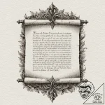 Adage in latin, inscribed on a weathered scro… – tattoo sketch (№1753480976_0, 25.07.2025 22:02) — tattoovalue.net