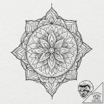 Message in a bottle, ink illustration for tat… – tattoo sketch (№1753481564_0, 25.07.2025 22:12) — tattoovalue.net
