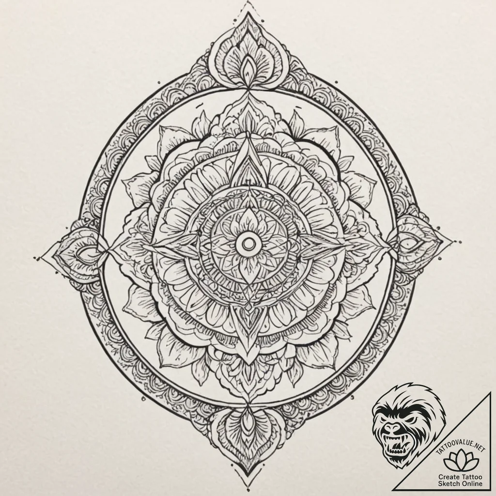 Lantern lit by ghostly flame, tattoo flash sh... - tattoo sketch (№1753484105_0, 25.07.2025 22:55) — tattoovalue.net