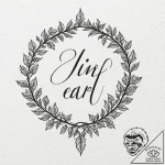 Ivy vine spelling out a secret word as it cli… – tattoo sketch (№1753493135_0, 26.07.2025 01:25) — tattoovalue.net